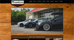 Desktop Screenshot of premiereautosportsllc.com